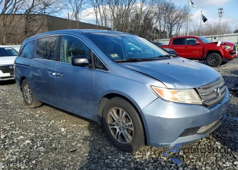 2012 Honda Odyssey Exl z USA, uszkodzony, nr VIN 5FNRL5H67CB002712